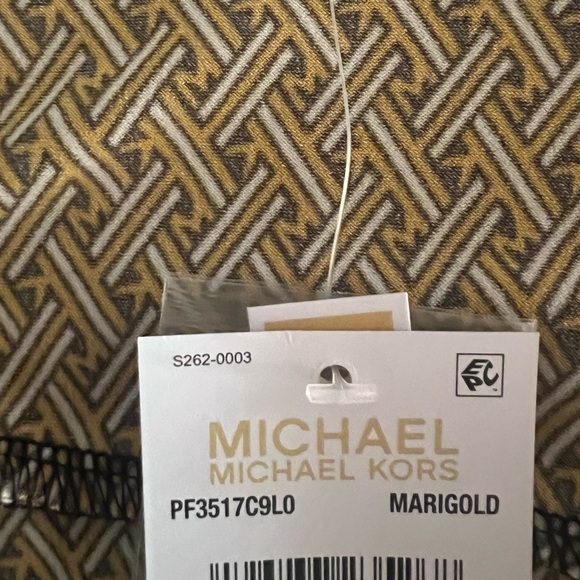 🆕 Michael Kors Geo-Print Bow Blouse - Picture 13 of 17